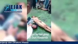 Empat Begal Tertangkap di Duri Kosambi, Ditelanjangi dan Dihakimi Massa