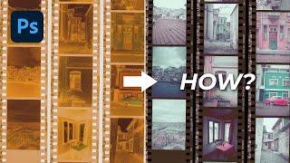 Negatives Photos to Positives Photos in Photoshop | Photoshop Tutorial