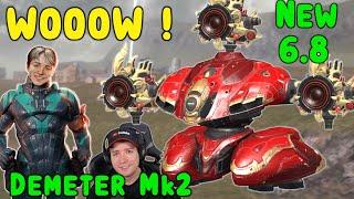 OMG! New Robot DEMETER Mk2 - War Robots 6.8 Healer Gameplay - WR