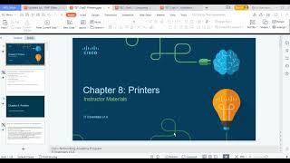 CISCO IT Essentials( Comptia A+ Exam Guide) Module 8:  Printers, Installation and Troubleshooting