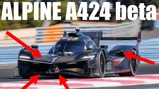 Alpine A424 beta LMDh Hypercar - CLOSER LOOK