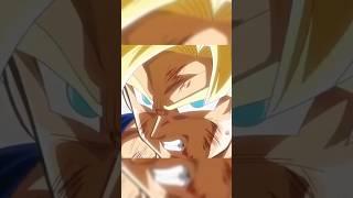 Goku's transformation to SSJ1 #shorts #anime #edit #goku