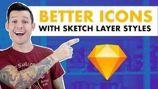 Better Icons with Sketch Layer Styles