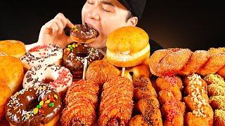 당충전 제대로 하는 옛날 도넛, 핫도그, 꽈배기, 팥빙수 먹방~!! 리얼사운드 ASMR social eating Mukbang(Eating Show)