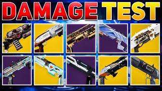 What is the BEST Shotgun for DPS? (Damage Testing) | Destiny 2 Revenant