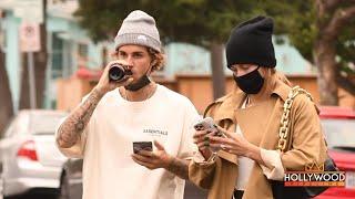 Justin Bieber and Hailey at "Erewhon" Grocery Store in Los Angeles