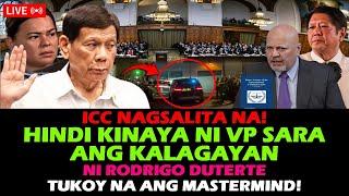 VP SARA DUTERTE BUKING NA! TUKOY NA ANG MASTERMIND ICC! RODRIGO DUTERTE | MARCOS PBBM LUISTRO