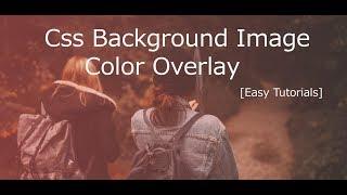 Css Background Image Color Overlay | SUBSCRIBE | EASY TUTORIALS | WEB TUTORIALS