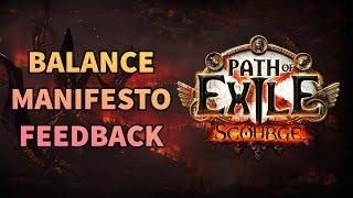 My List of Concerns with the Balance Manifesto - Path of Exile 3.16 Scourge