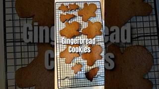 Gingerbread Cookies (Recipe in description section) #shorts #recipe #recipeshorts