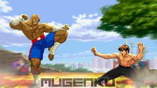 Sagat vs Fei Long. Capcom Street Fighter MUGEN Battle