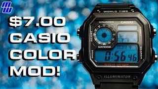 Easy Casio AE1200 Color Screen Mod! (Casio Royal)