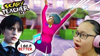 Scary Teacher 3D 2022 - Miss T Does The Wednesday Dance??? - Part 65 - Winter Gone Bad!!!
