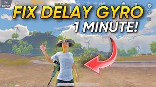 How to fix delay gyroscope in 2023 | PUBG and BGMI | New FIX to lessen delay gyroscope!