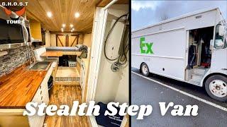 Stealth Step Van TOUR - FedEx Truck Converted into Tiny Home