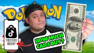 How Much POKEMON CARDS Can I Buy for $100 on TIKTOK SHOP