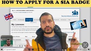 How To Apply For A SIA LICENSE in 2024 ? | Latest Process Step by Step Guide | @Jawadkidunya