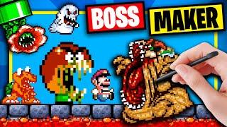 I made Mario enemies Nightmare Fuel?! - Mario Boss and Enemy Maker (Mario Multiverse)