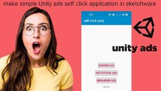 how to make unity ads self click earning application in sketchware #sketchware #sketchware_pro