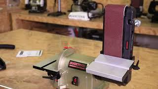 Bucktool belt sander's installation which you must have a look!