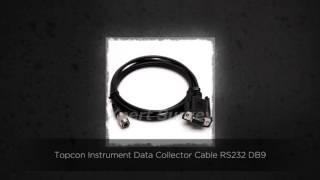 Topcon Instrument Data Collector Cable RS232 DB9