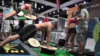 INDOBOARD REVIEW Fit Test Dummies Surf on their Hands!