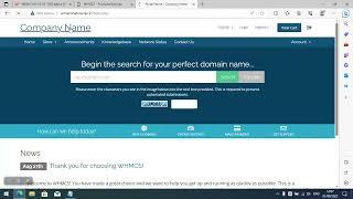 how to create cpanel account in whmcs with api