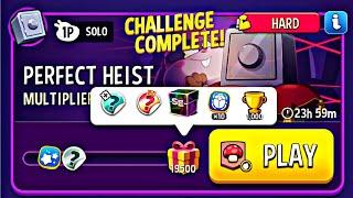 (Hard) multiplier mushroom solo challenge perfect heist match masters today gameplay