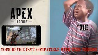 Apex legends mobile pre register | Device not compatible | Apex legends mobile global beta |