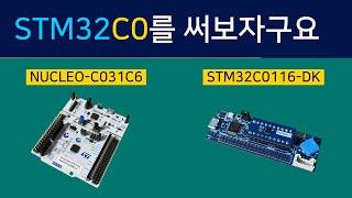 STM32C0를 써보자구요 - NUCLEO-C031C6 STM32C0116-DK 언박싱 및 테스트!