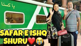 Amma Baba Ka Safar Shuru Hua ️ || Train Miss Hony Wali Thi