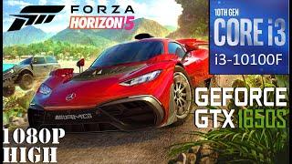 Forza Horizon 5 On Intel i3 10100F + Zotac GTX 1650 Super, High Settings, 1080p