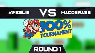 Aweglib vs MaCobra52 | Round 1 | GSA SMB3 100% Speedrun Tournament Spring 2019