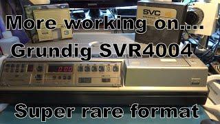 More on the Super-rare Grundig SVR4004. A format of only one model.