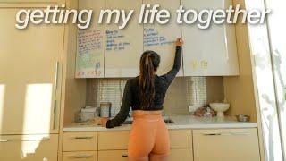 getting my life together vlog... house hunting, grocery shopping, cleaning, cooking