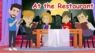 Learn and Practice English Conversation by Topic :  English At The Restaurant