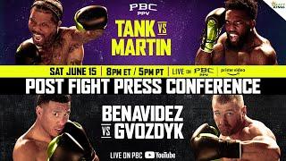 POST-FIGHT PRESS CONFERENCE | #TankMartin & #BenavidezGvozdyk