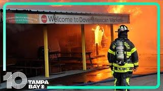 Fire at store leaves 1 dead in Hillsborough County, crews say