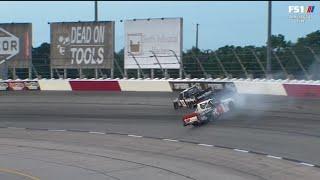 AKINORI OGATA JOSH REAUME CRASH - 2022 DEAD ON TOOLS 200 NASCAR TRUCK SERIES AT DARLINGTON