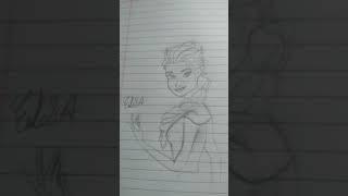 Drawing elsa pencil sketch #Drawing #elsa #pencilskecth