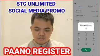 PAANO REGISTER AT MAKITA ANG PINAKAMURANG UNLIMITED SOCIAL MEDIA PROMO NGAYON SA STC.