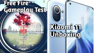 Xiaomi Mi 11 Unboxing Mobile With Free Fire Full Gameplay Test  Redmi  Mi 11  Prince Gaming Parlour