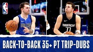 Luka Becomes Youngest IN HISTORY With Back-To-Back 35+ PT Triple-Doubles