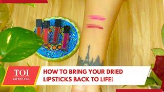 Lipsticks Dried Out? Don't Throw Them Away! Here's A Quick Hack To Revive And Reuse