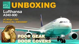 JC Wings 1/200 Lufthansa A340-600 Unboxing and Review