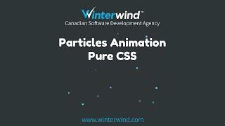 Glowing Particles Animation with CSS