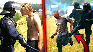 Nejšílenější Policejní Zásah v Česku! - CzechTek (2005)