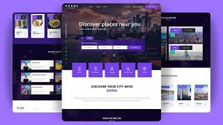 Travel Website Design: HTML, CSS & JS (Free Source Code)