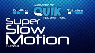 GoPro Quik slow motion tutorial