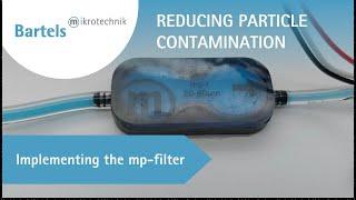 Particle Filtration using the mp-filter Micro Filter by Bartels Mikrotechnik